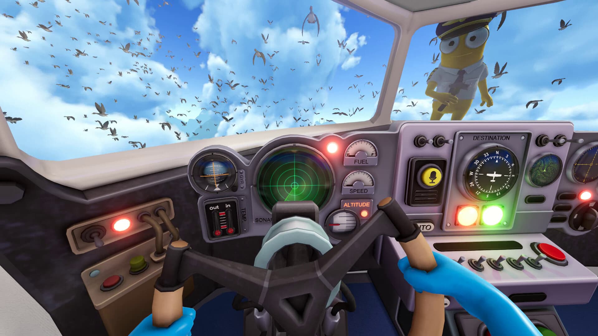 Dear Passengers co-op airline crew gameplay screenshot